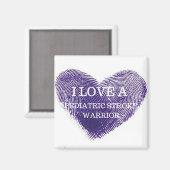 Ik hou van een kinderslag krijger magneet (Voorkant / Achterkant)