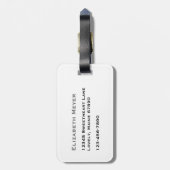 Ik hou van een Laugh, Jane Austen Quote Bagagelabel (Achterkant verticaal)