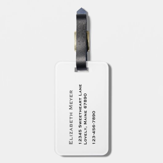 Ik hou van een Laugh, Jane Austen Quote Bagagelabel (Achterkant verticaal)