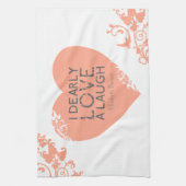 Ik hou van een Laugh, Jane Austen Quote Theedoek (Verticaal)