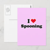 Ik hou van een lepel briefkaart (Voorkant / Achterkant)