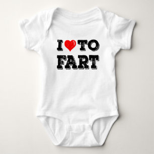 Ik hou van een leuk Baby gag cadeau Romper