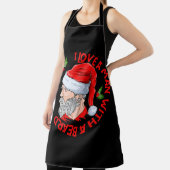 Ik hou van een Man met een baard Hipster Sinterkla Schort (Insitu)