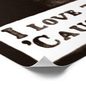 Ik hou van een Mason, 1908 Poster (Hoek)