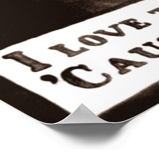 Ik hou van een Mason, 1908 Poster (Hoek)