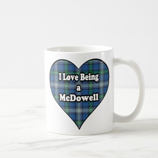 Ik hou van een McDowell Clan Cup Mok (Rechts)