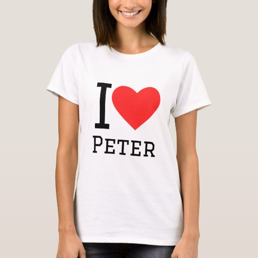 Ik hou van een meter t-shirt (Voorkant)