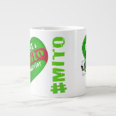 Ik hou van een Mito-krijger Grote Koffiekop (Voorkant)
