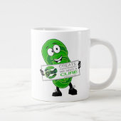 Ik hou van een Mito-krijger Grote Koffiekop (Rechts)