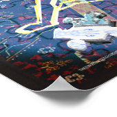 Ik hou van een Mystery—blauwe aanwijzingen Poster (Hoek)