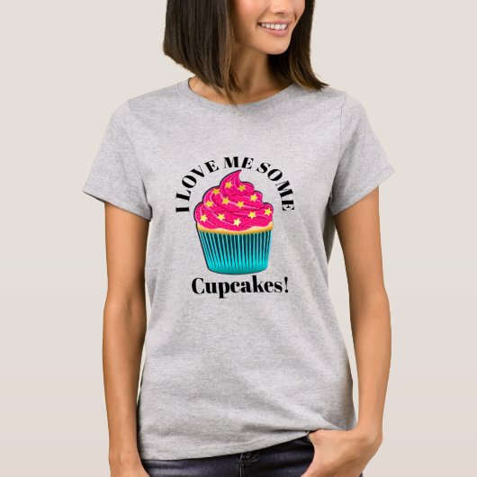 Ik hou van een paar CUPCAKES! T-shirt (Voorkant)