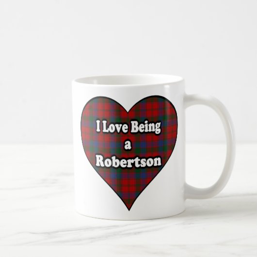 Ik hou van een Robertson Clan Cup Mok (Rechts)