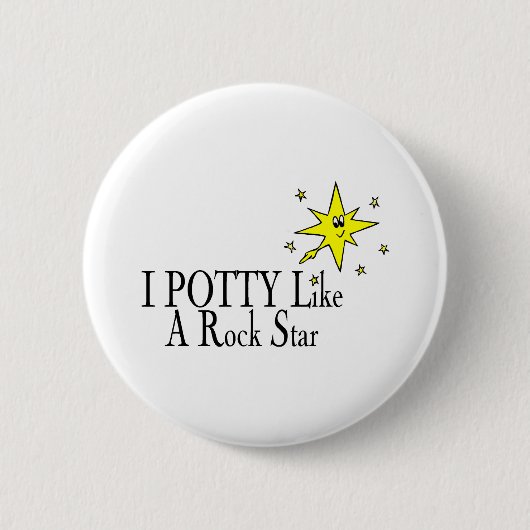 Ik hou van een rockster. ronde button 5,7 cm (Voorkant)