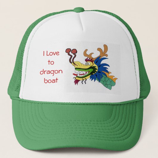 Ik hou van een sleepboot trucker pet (Voorkant)