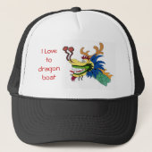 Ik hou van een sleepboot trucker pet (Voorkant)