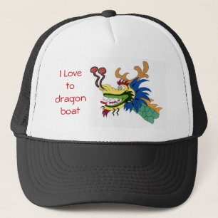 Ik hou van een sleepboot trucker pet