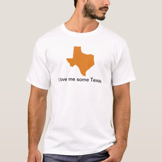 Ik hou van een Texas T-shirt (Voorkant)