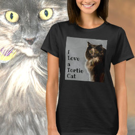 Ik hou van een Tortie Cat T-shirt