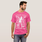 Ik hou van een vrouw en verschillende Pistolen gra T-shirt (Voorkant volledig)