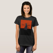 Ik hou van een zwarte kat t-shirt (Voorkant volledig)