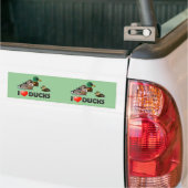 Ik hou van eenden bumpersticker (Op Truck)