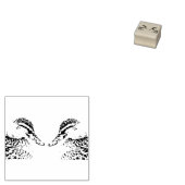 Ik hou van eenden jagen rubberstempel (Gestempeld)