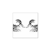 Ik hou van eenden jagen rubberstempel (Afrduk)