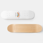 Ik hou van eenhoorns. persoonlijk skateboard (Horizontaal)