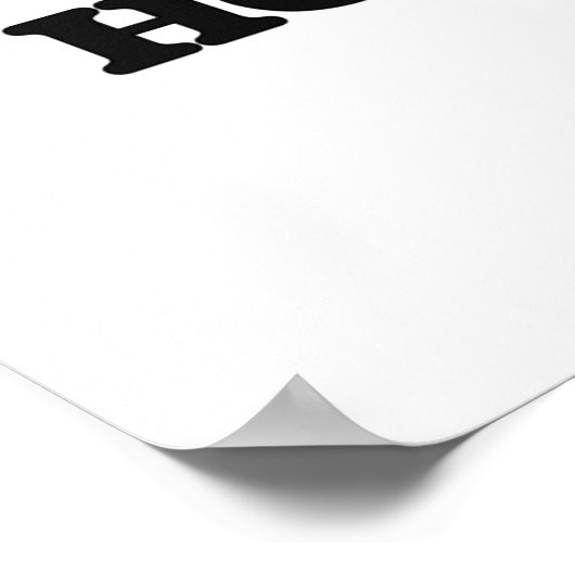 Ik hou van Eerlijkheid Poster (Hoek)