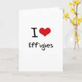 Ik hou van Effigies Kaart (Gele Bloem)