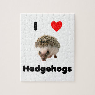 Ik hou van egel legpuzzel