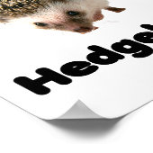 Ik hou van egel poster (Hoek)