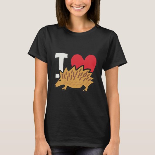 Ik hou van egel t-shirt (Voorkant)