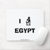 Ik hou van Egypt Mousepad Muismat (Met muis)