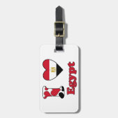 Ik hou van Egypte Bagagelabel (Voorkant verticaal)