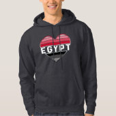 Ik hou van Egypte, Egyptisch hart Hoodie (Voorkant)