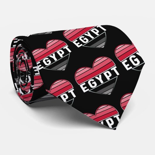 Ik hou van Egypte, Egyptisch hart Stropdas (Opgerold)