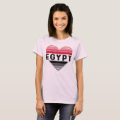 Ik hou van Egypte, Egyptisch hart T-shirt (Voorkant volledig)