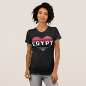 Ik hou van Egypte, Egyptisch hart T-shirt (Voorkant volledig)