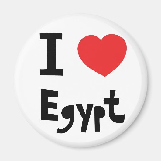 Ik hou van Egypte Magneet (Voorkant)