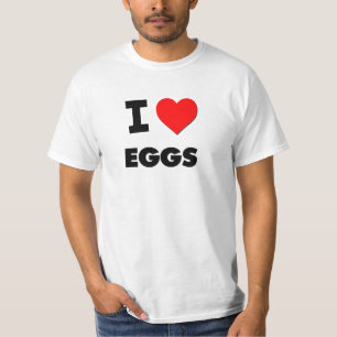 Ik hou van eieren t-shirt