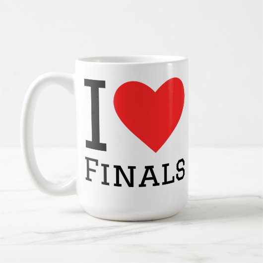 Ik hou van eind examens koffiemok (Links)