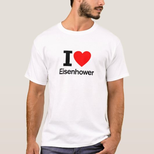 Ik hou van Eisenhower T-shirt (Voorkant)