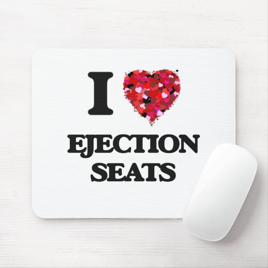 Ik hou van Ejection Seats Muismat (Met muis)