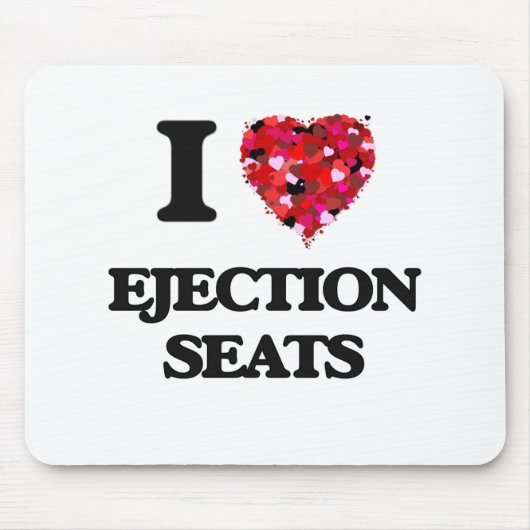 Ik hou van Ejection Seats Muismat (Voorkant)