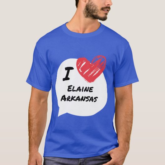 Ik hou van Elaine Arkansas T-shirt (Voorkant)