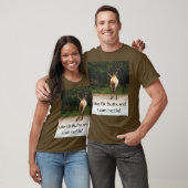 Ik hou van elandvlekken grappige humorus naar shir t-shirt (Unisex)