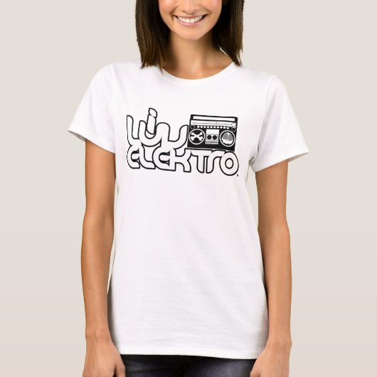 Ik hou van electro T-Shirt (Voorkant)