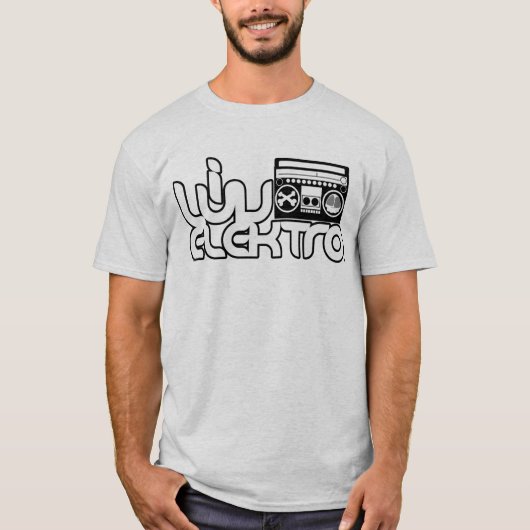 Ik hou van electro T-Shirt (Voorkant)