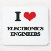 Ik hou van Electronics Engineers Muismat (Voorkant)